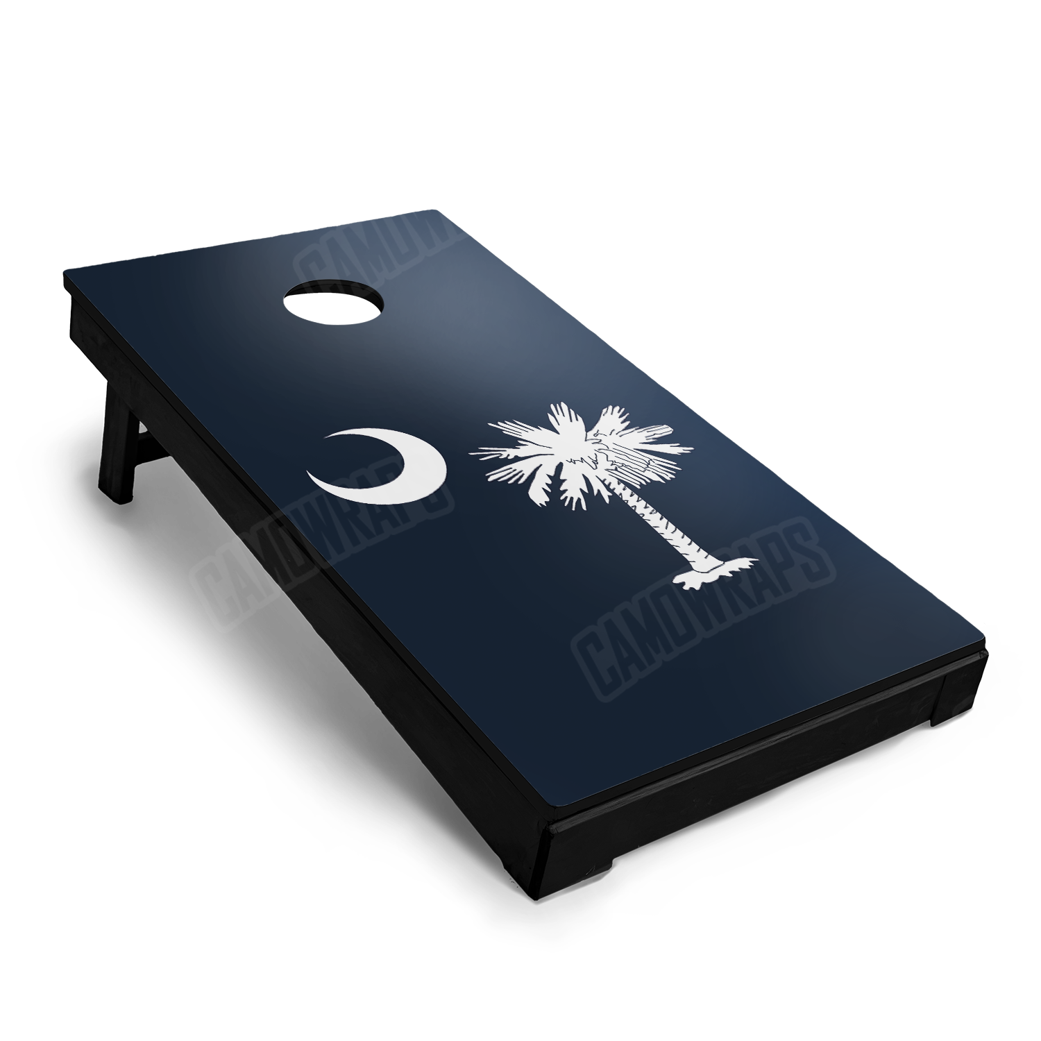 US States South Carolina Flag Cornhole Vinyl Wrap