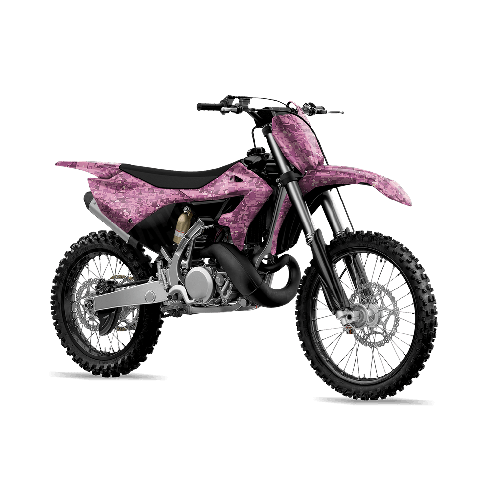 Digital Floral Camo Dirt Bike Vinyl Wrap