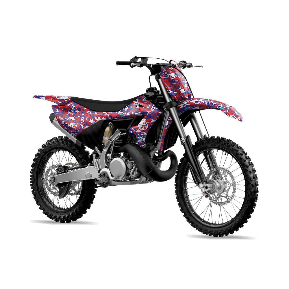Digital M Series Camo Dirt Bike Vinyl Wrap