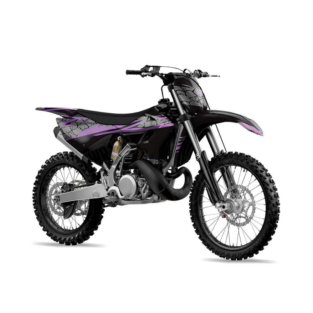 Dragonbreath Purple Dirt Bike Wraps