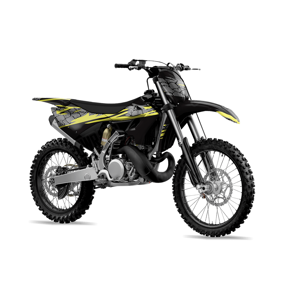 Dragonbreath Yellow Dirt Bike Wraps