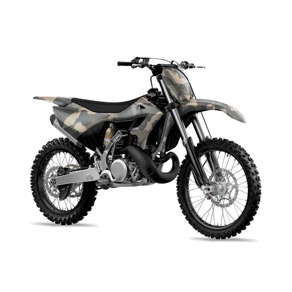 Erratic Army Camo Dirt Bike Vinyl Wrap