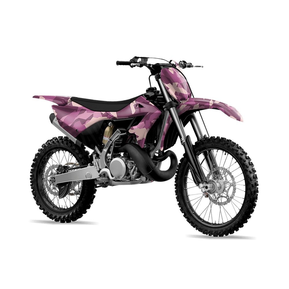 Erratic Floral Camo Dirt Bike Vinyl Wrap