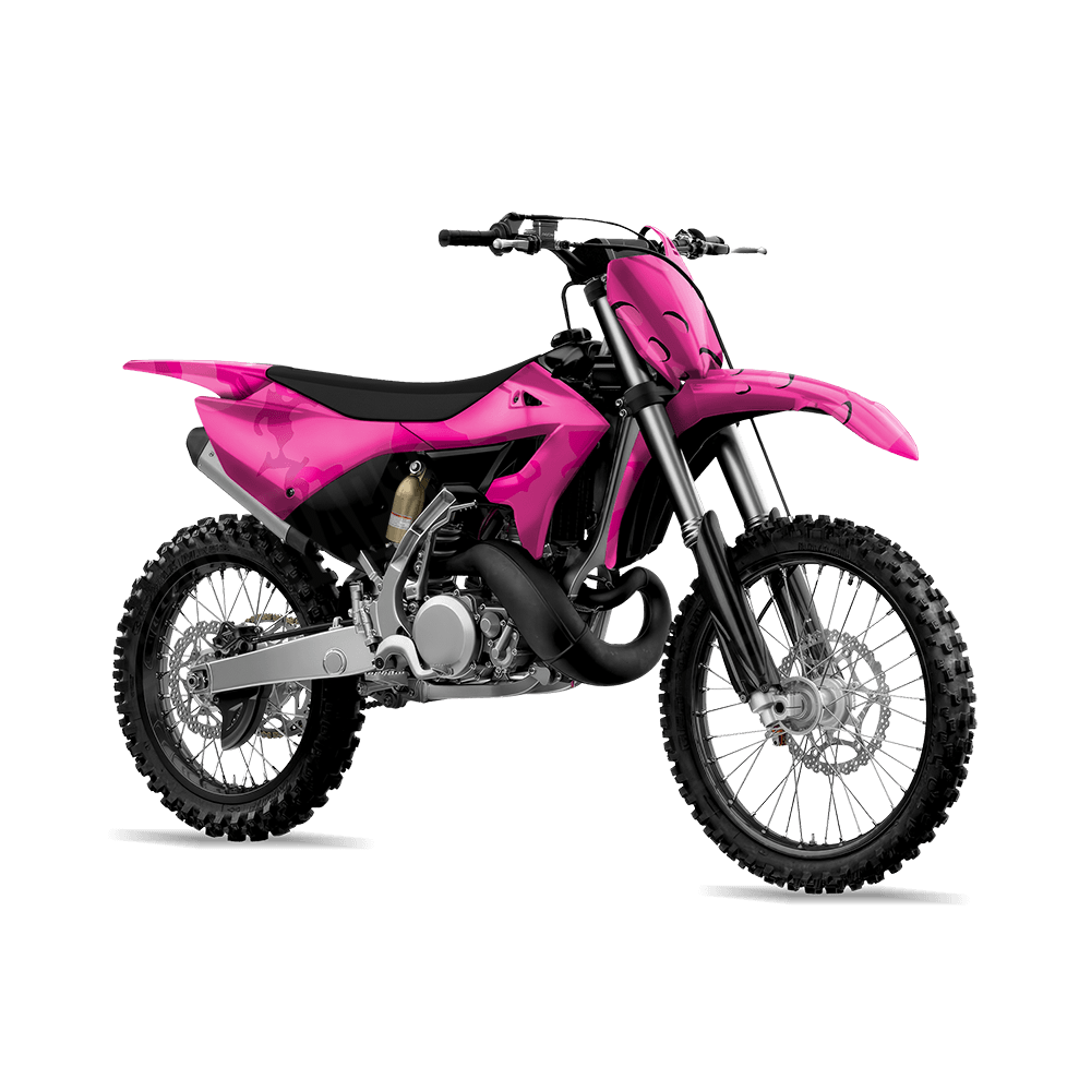 Jumbo Battle Storm Elite Magenta Camo Dirt Bike Vinyl Wrap