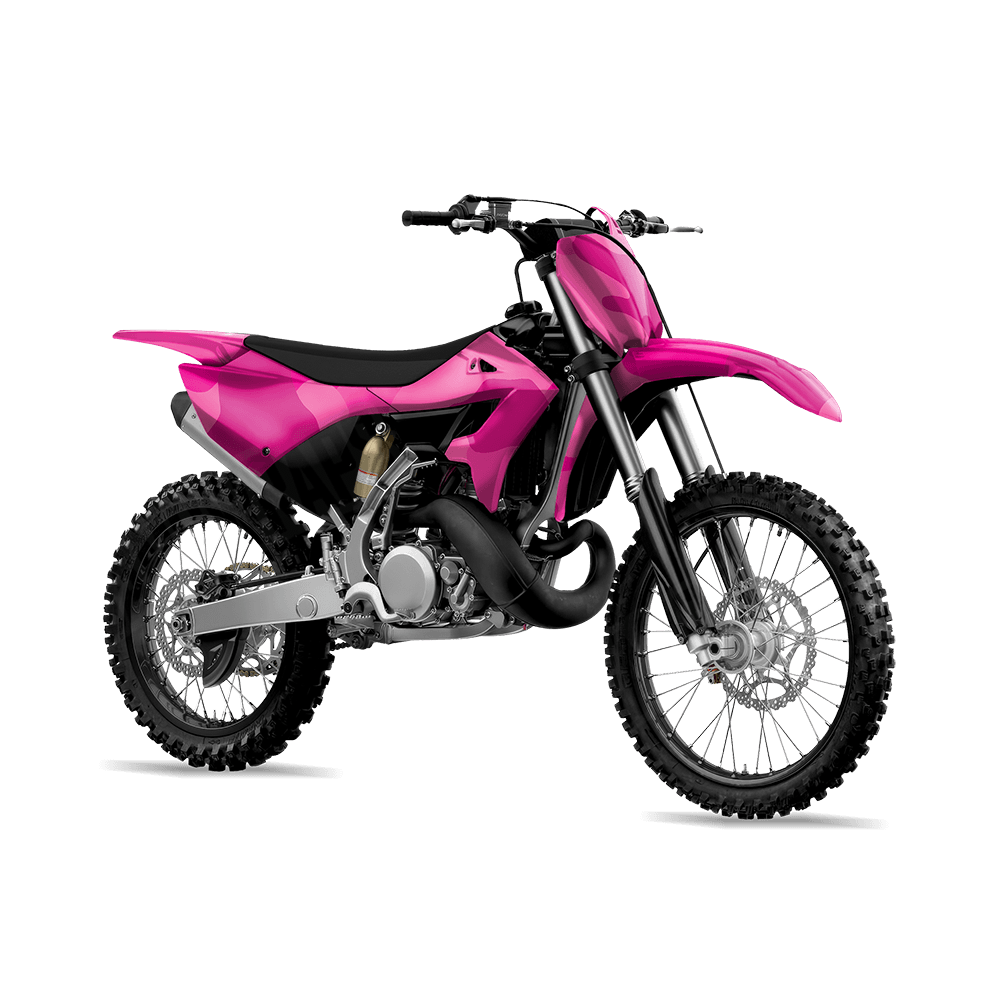 Jumbo Cumulus Elite Magenta Camo Dirt Bike Vinyl Wrap