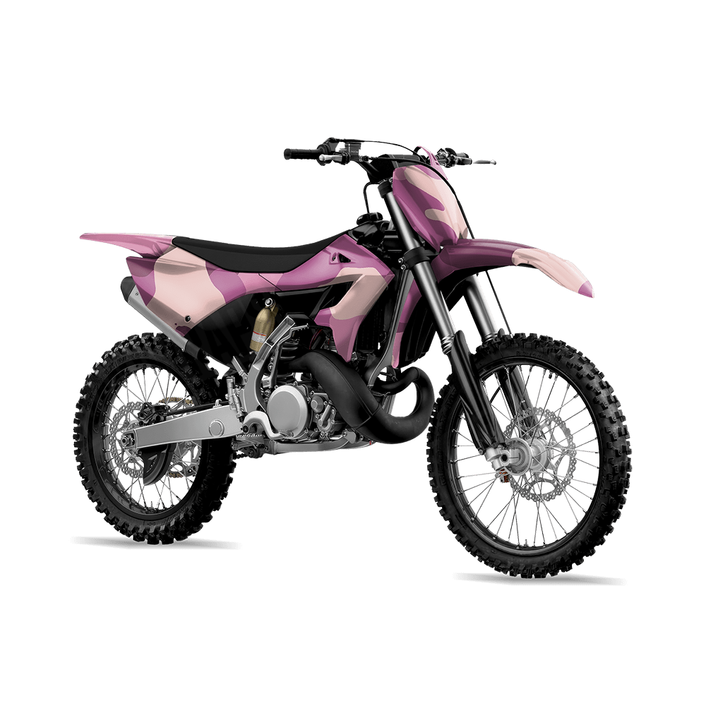 Jumbo Cumulus Floral Camo Dirt Bike Vinyl Wrap