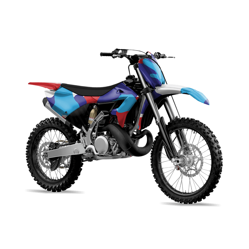 Jumbo Cumulus M Series Camo Dirt Bike Vinyl Wrap