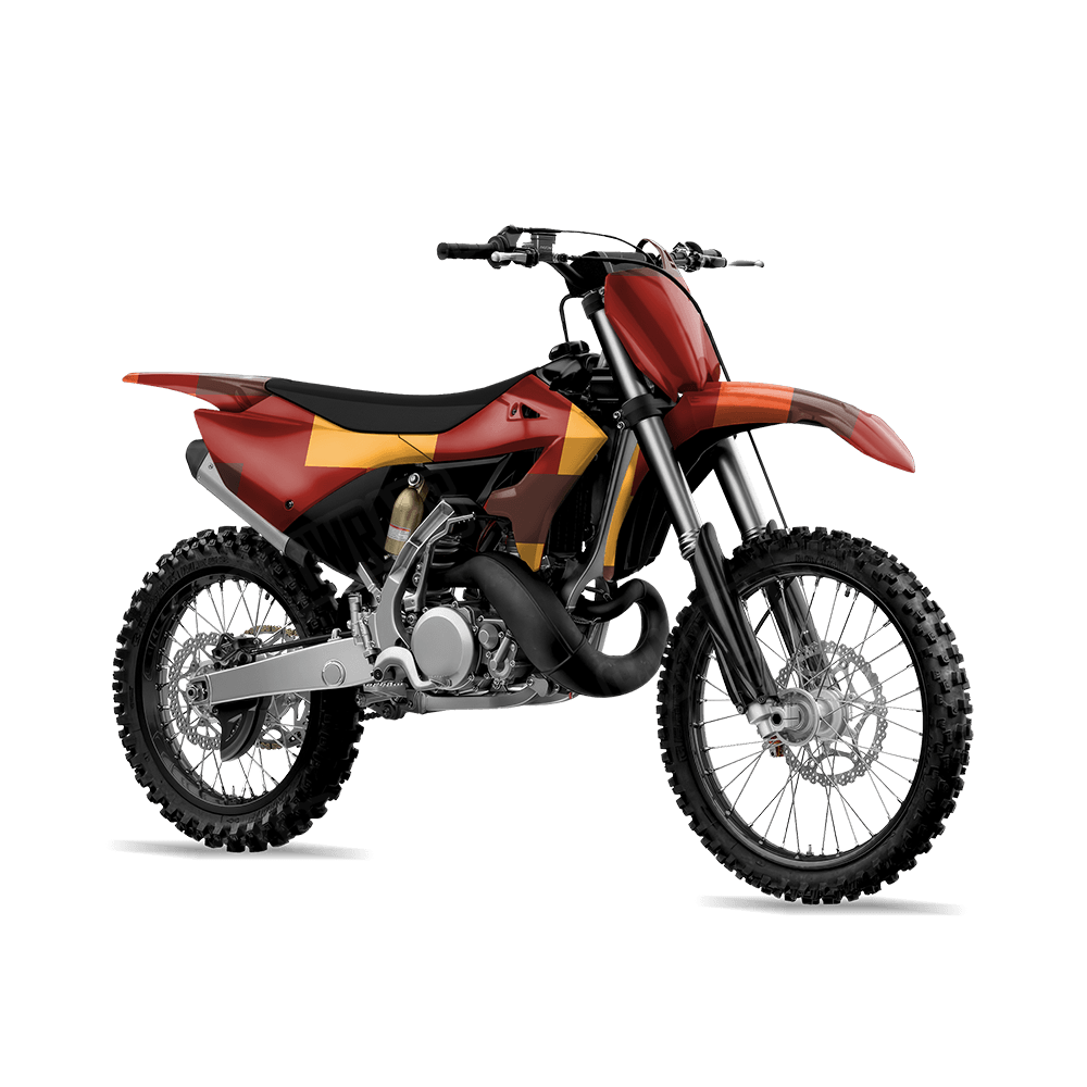 Pixel Autumn Dirt Bike Wraps