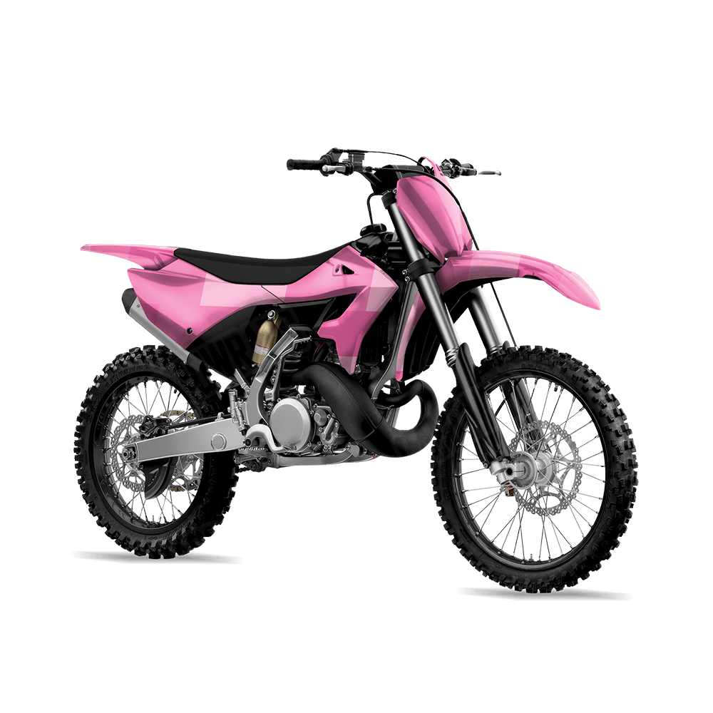 Pixel Elite Pink Dirt Bike Wraps