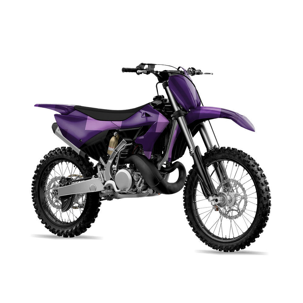 Pixel Elite Purple Dirt Bike Wraps
