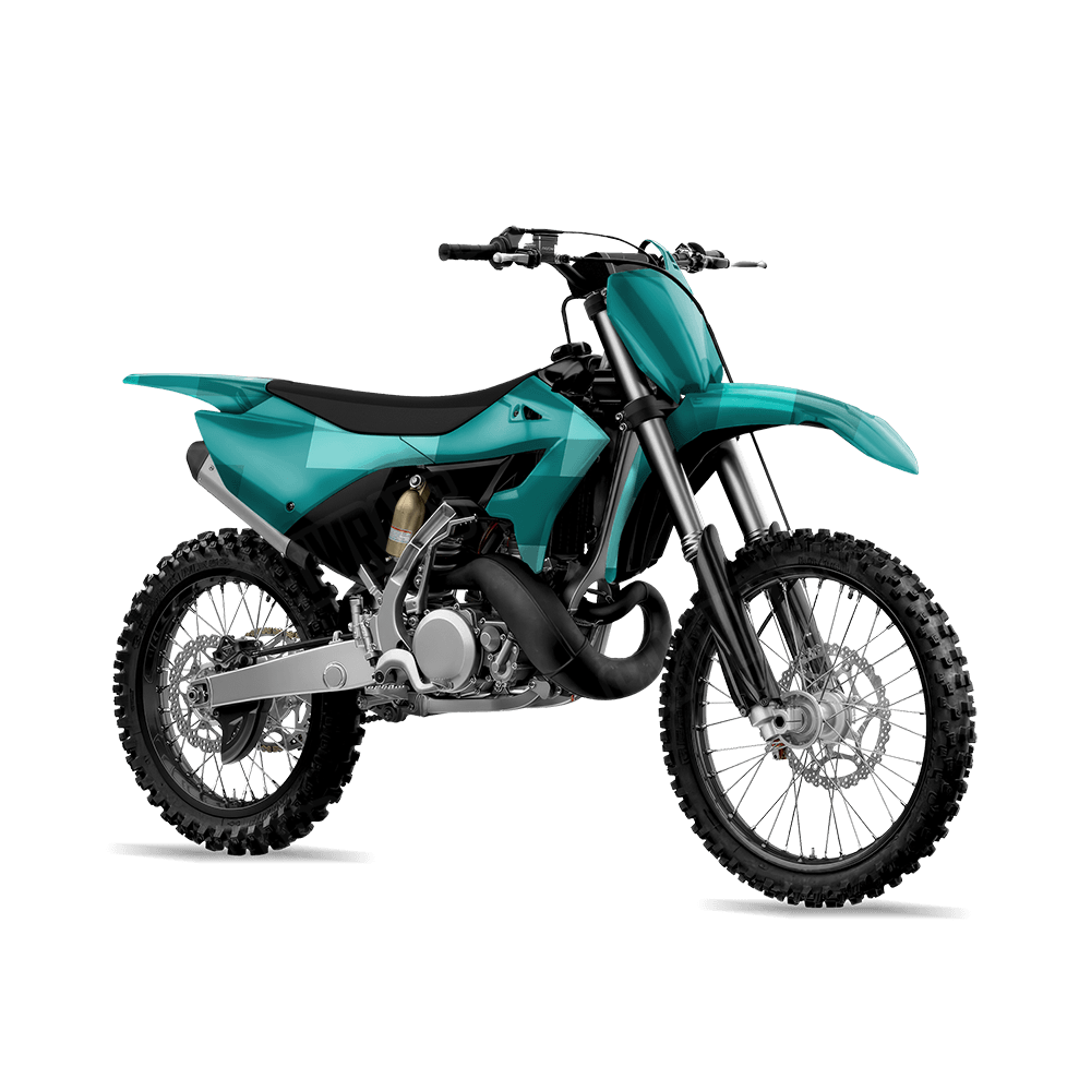 Pixel Elite Tiffany Blue Dirt Bike Wraps