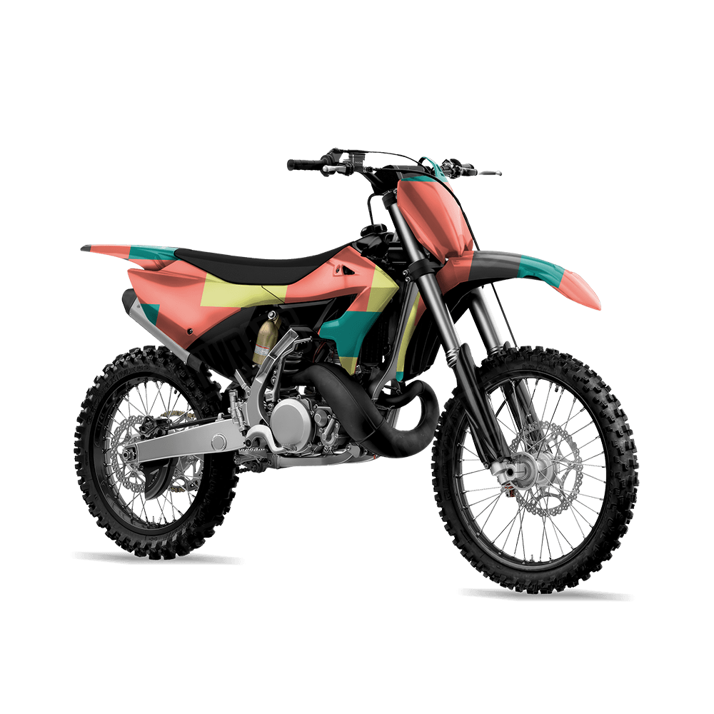 Pixel Fiesta Dirt Bike Wraps