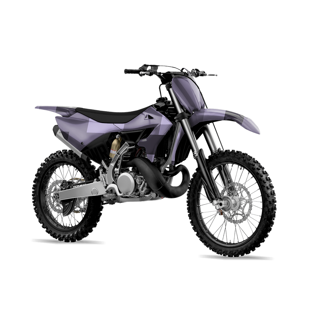 Pixel Lilac Dirt Bike Wraps