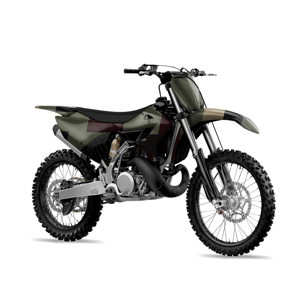 Pixel Militant Blood Dirt Bike Wraps