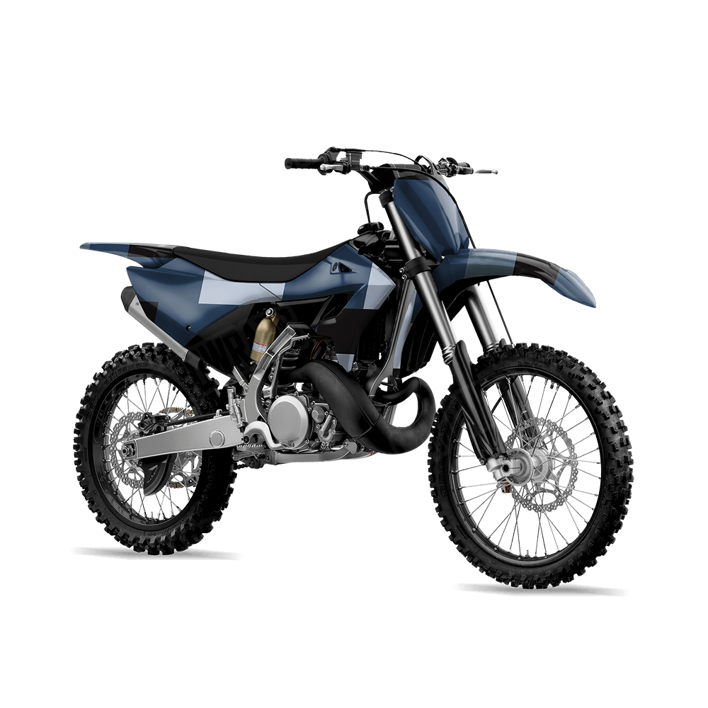 Pixel Navy Dirt Bike Wraps