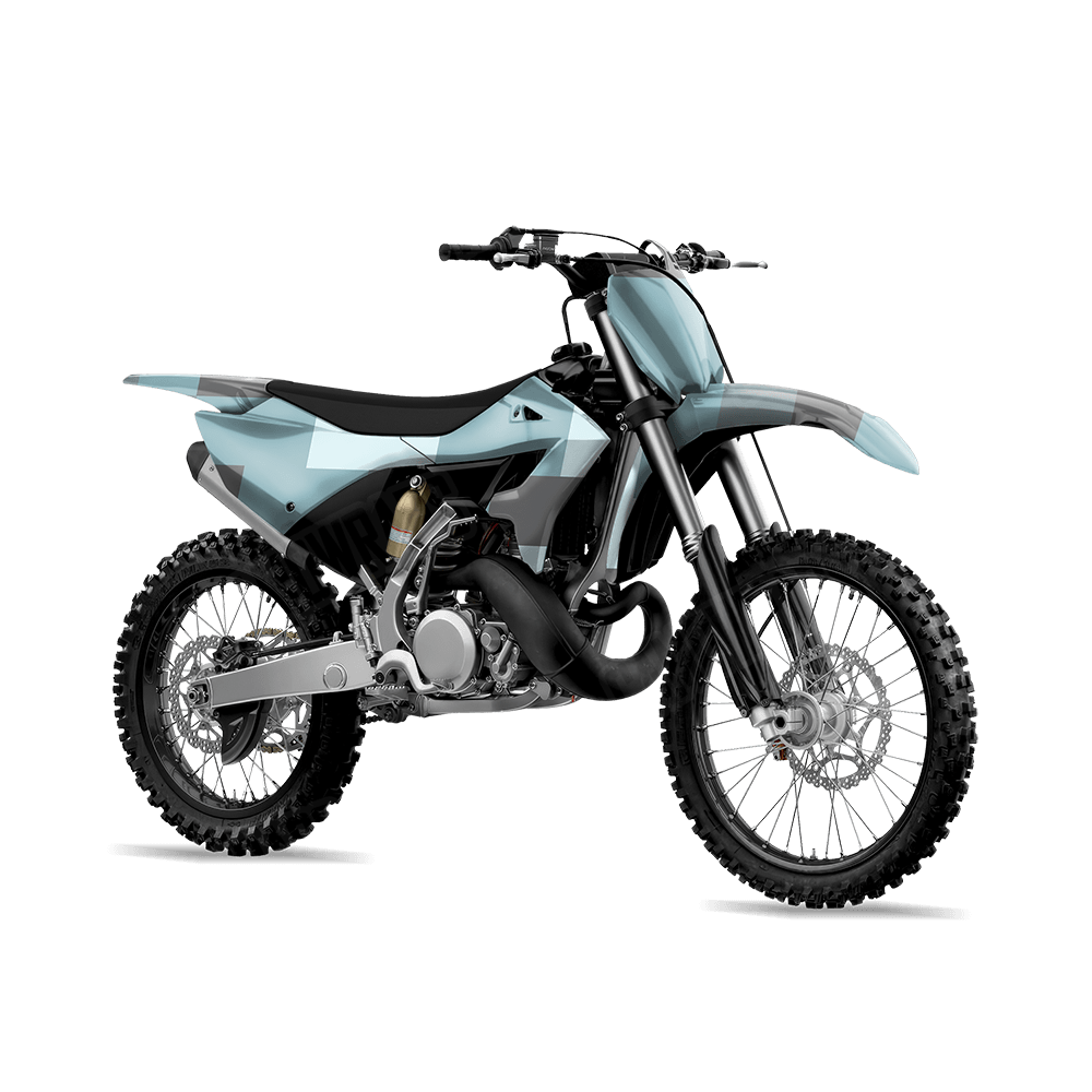 Pixel Overcast Dirt Bike Wraps