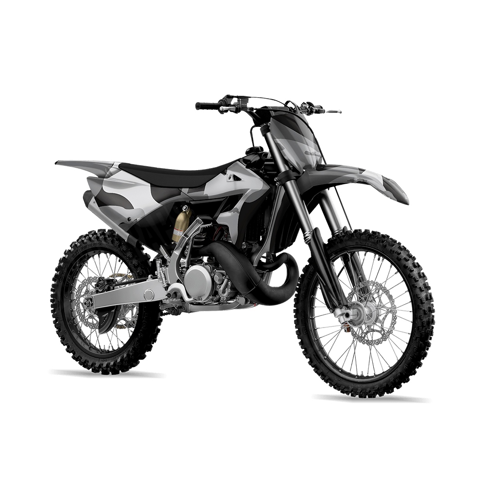 Jumbo Ragged Urban Night Camo Dirt Bike Vinyl Wrap