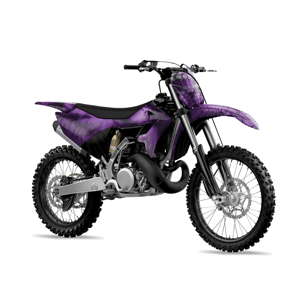 Kryptek Amethyst Camo Dirt Bike Vinyl Wrap