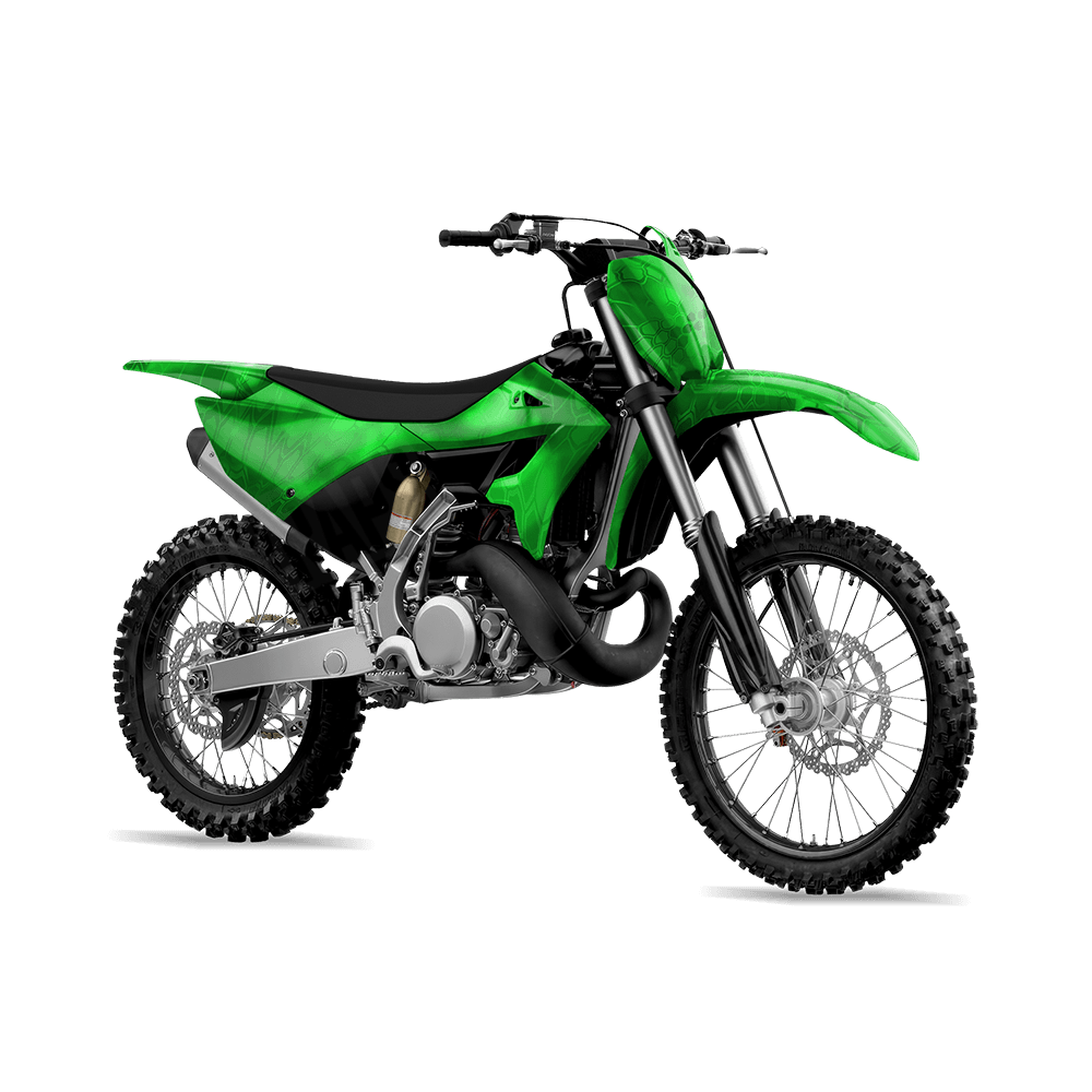 Kryptek Green Camo Dirt Bike Vinyl Wrap