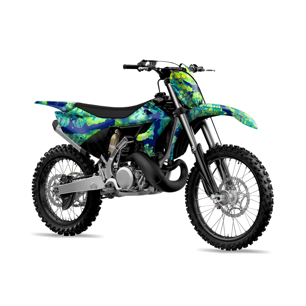 Kryptek Obskura Mahi Mahi Camo Dirt Bike Vinyl Wrap