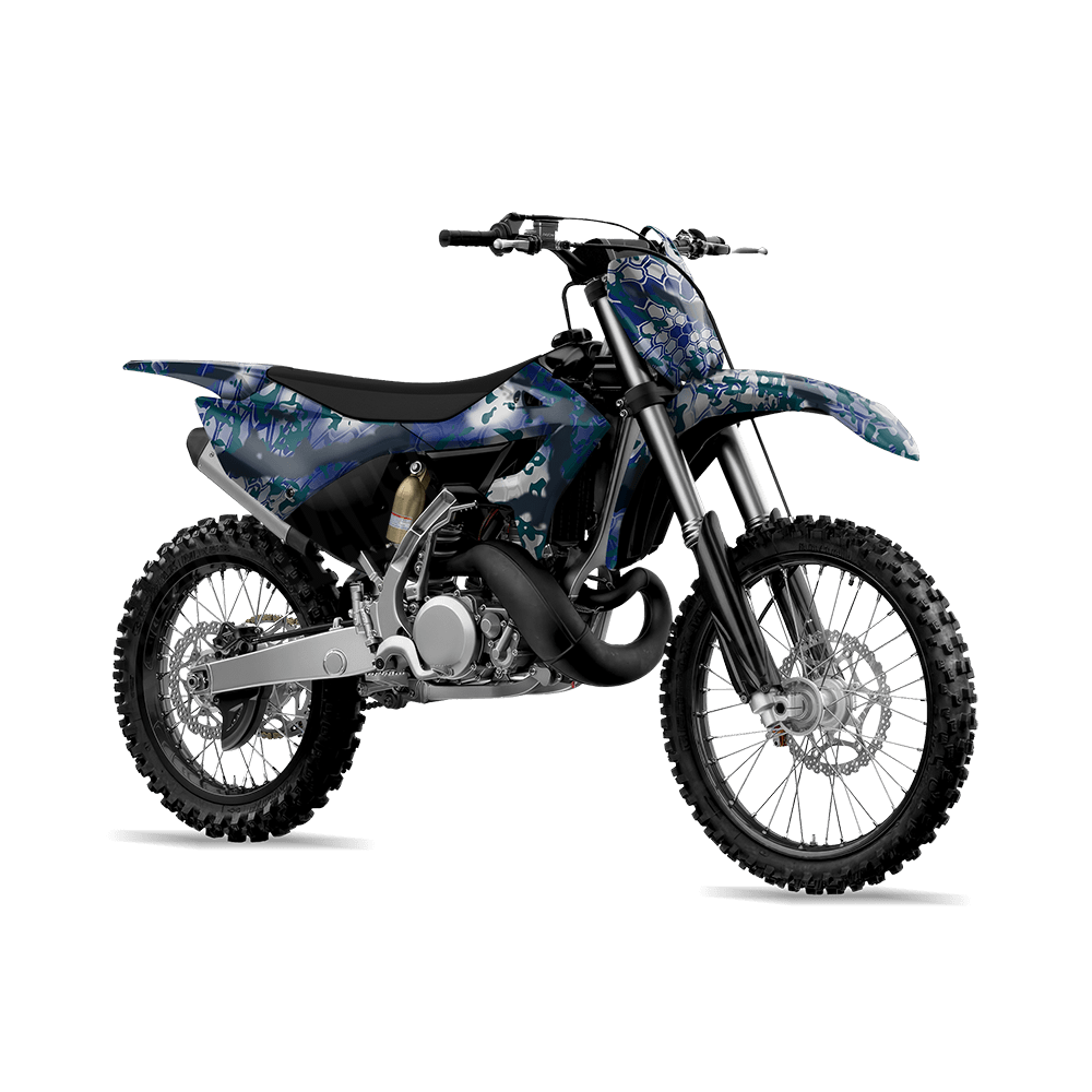Kryptek Obskura Oceanus Camo Dirt Bike Vinyl Wrap