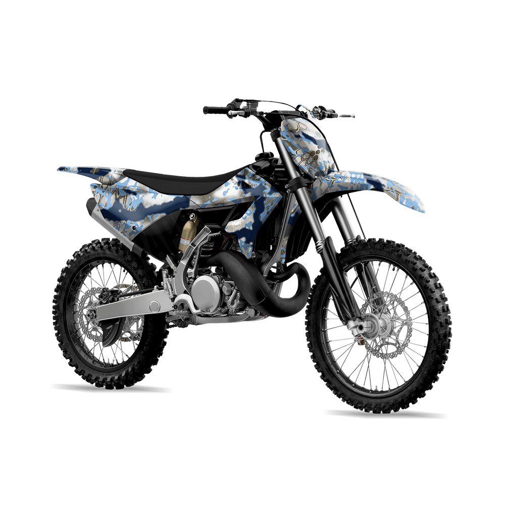 Kryptek Obskura Signa Camo Dirt Bike Vinyl Wrap