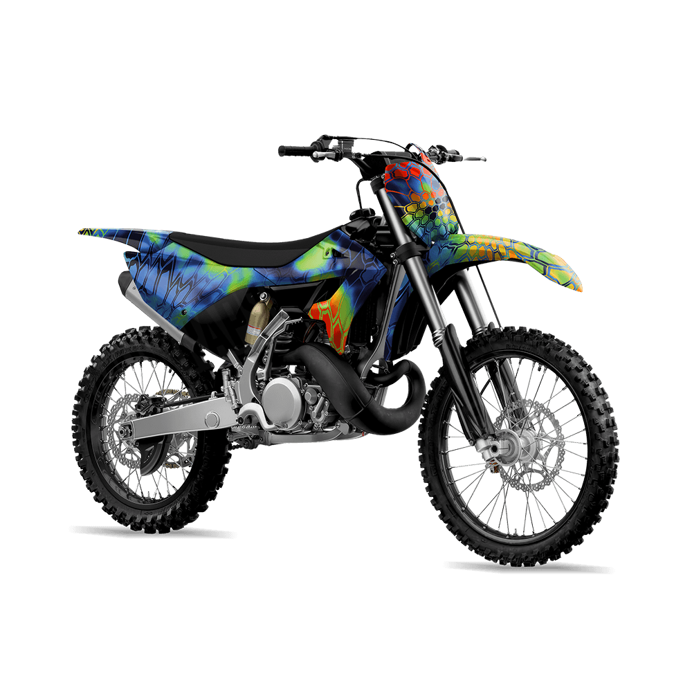 Kryptek Thermal Camo Dirt Bike Vinyl Wrap