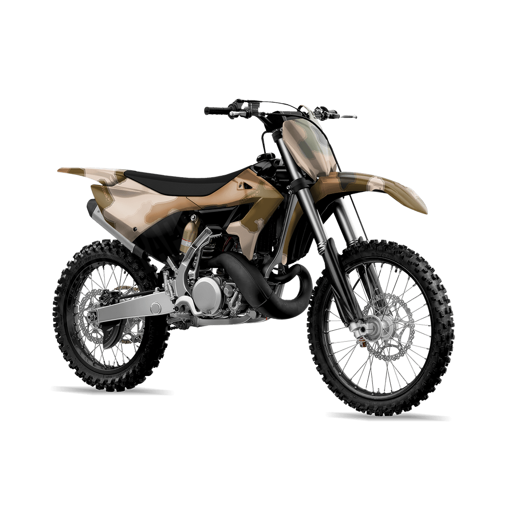 Large Nemesis Desert Scorpion Camo Dirt Bike Vinyl Wrap