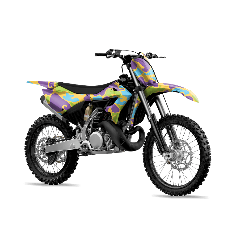 Old School Duck Carnival Dirt Bike Wraps