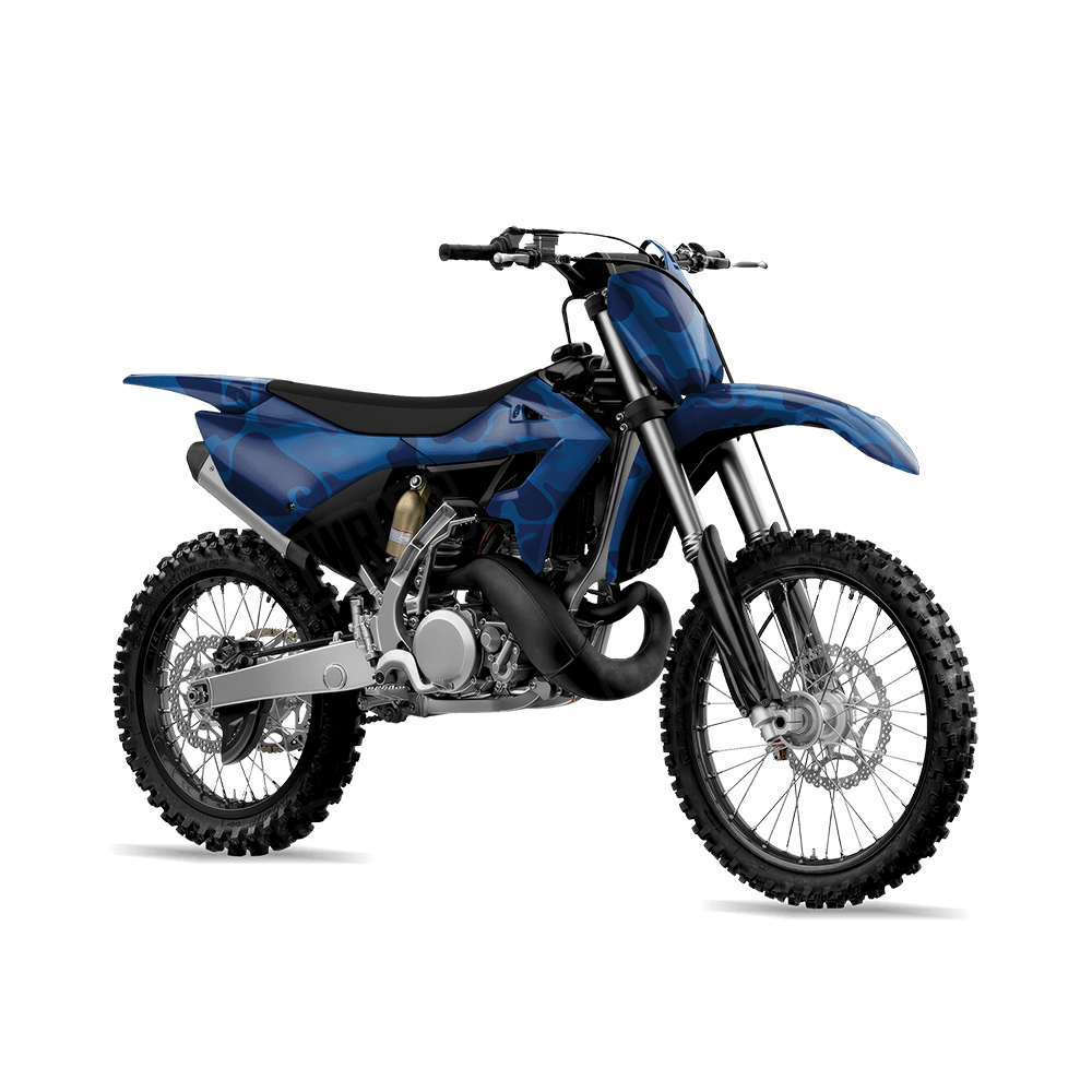 Old School Duck Elite Blue Dirt Bike Wraps