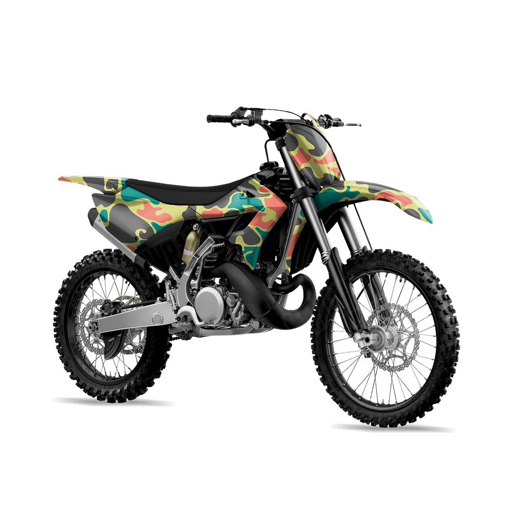 Old School Duck Fiesta Dirt Bike Wraps