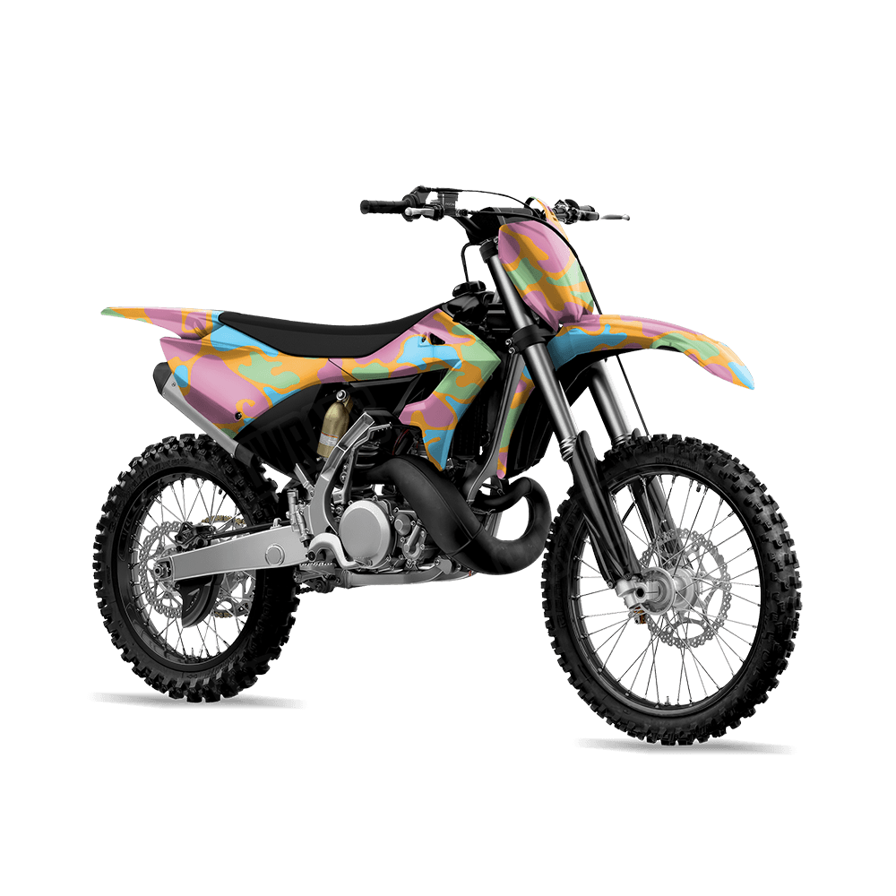Old School Duck Sherbert Dirt Bike Wraps