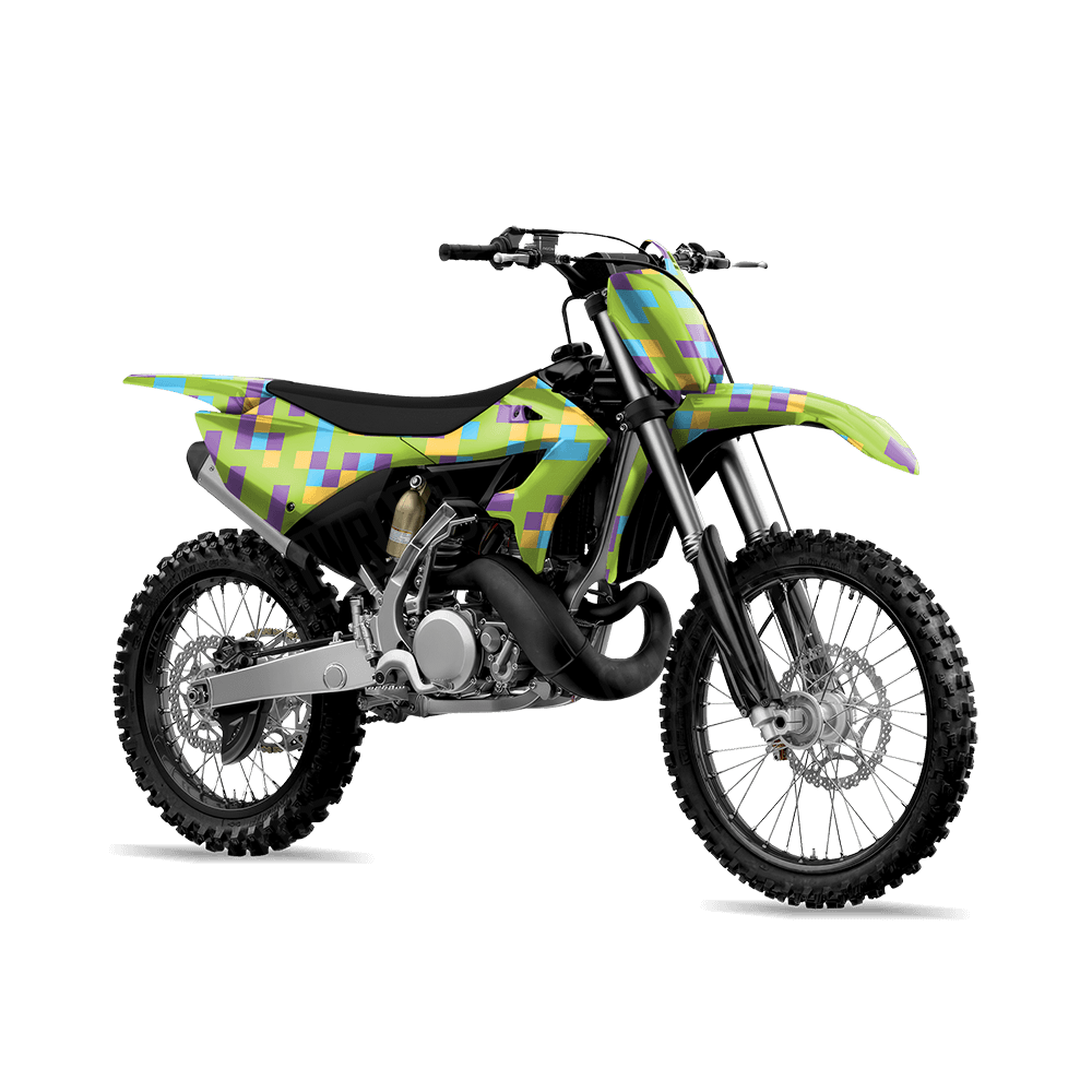 Pixel Carnival Dirt Bike Wraps