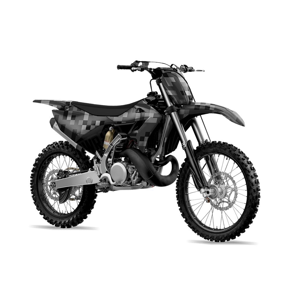 Pixel Midnight Dirt Bike Wraps