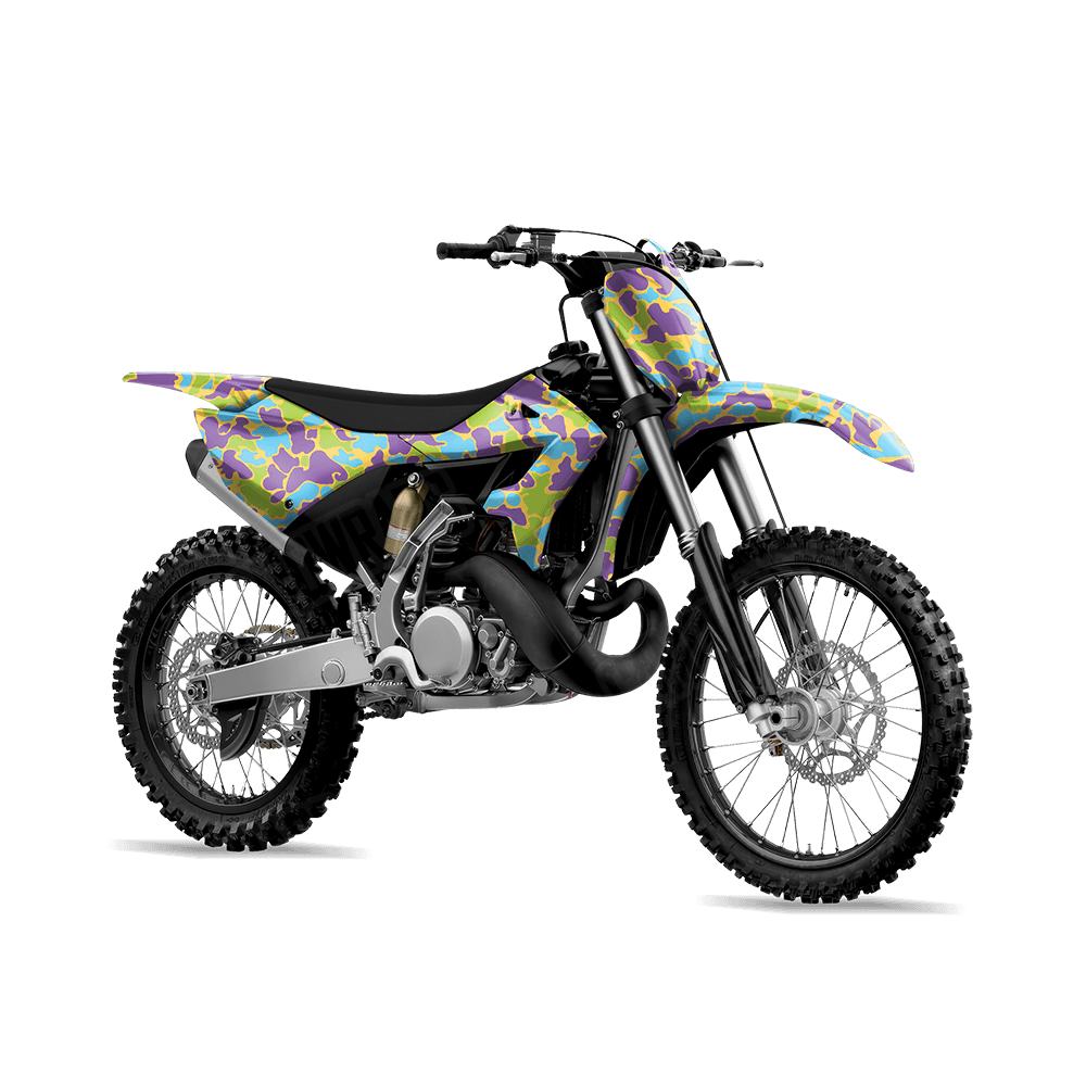 Old School Duck Carnival Dirt Bike Wraps