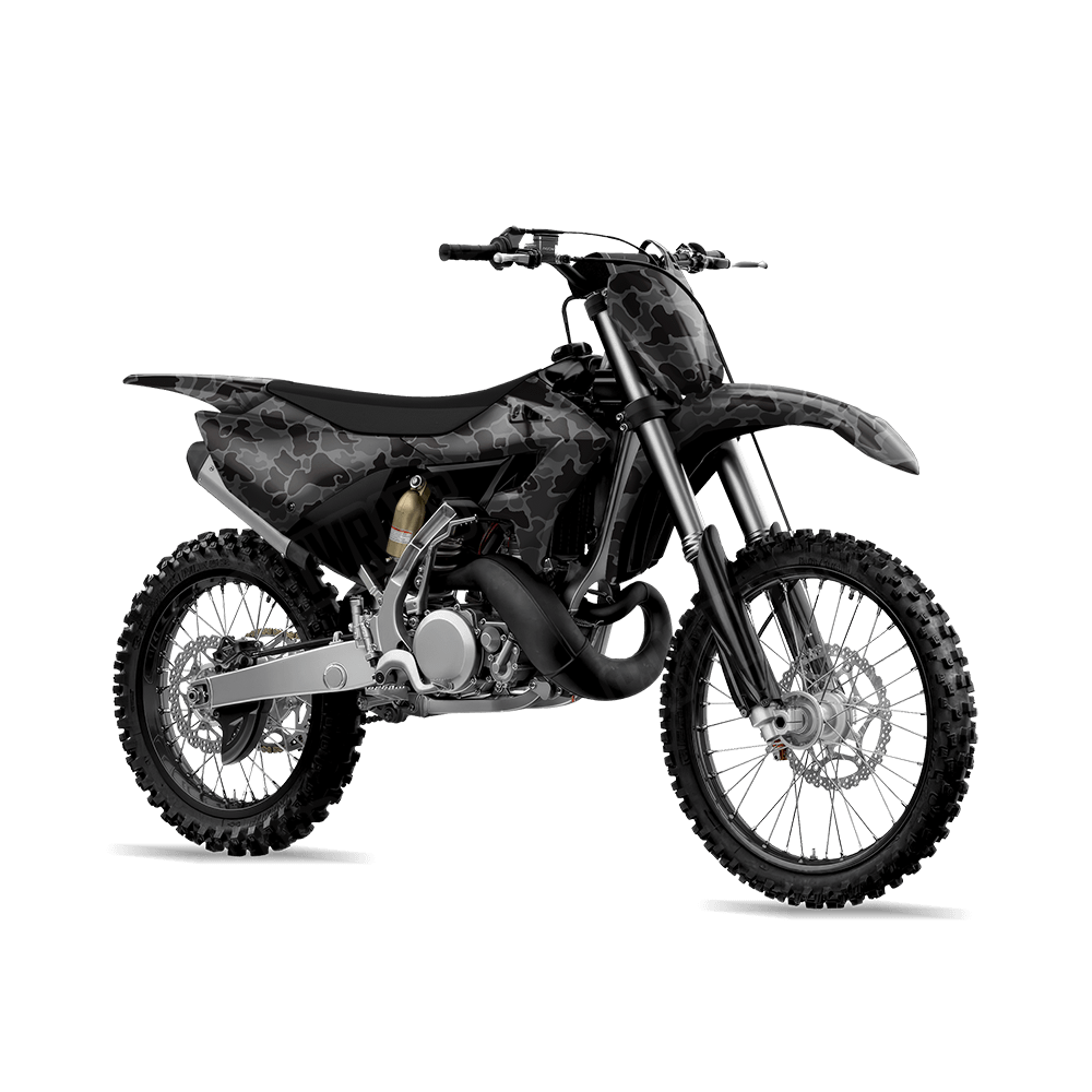 Old School Duck Elite Black Dirt Bike Wraps