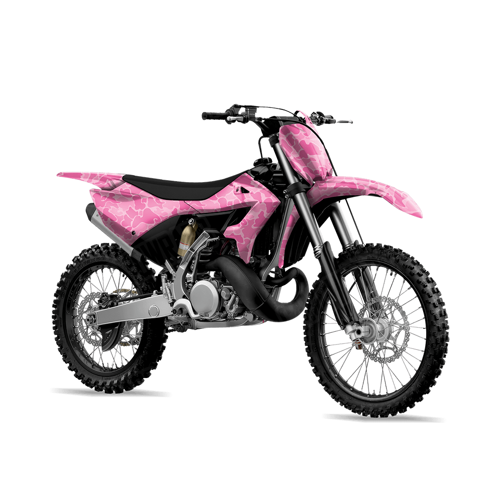 Old School Duck Elite Pink Dirt Bike Wraps