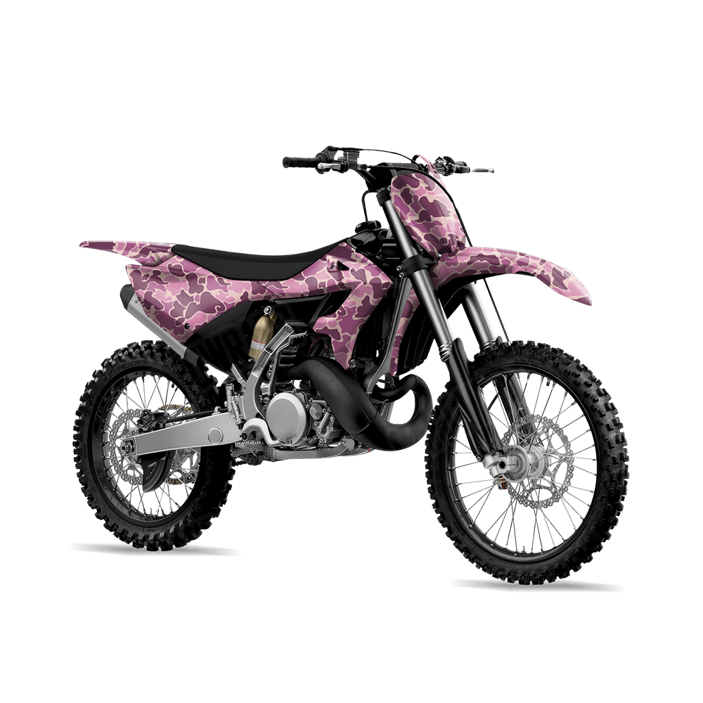 Old School Duck Floral Dirt Bike Wraps