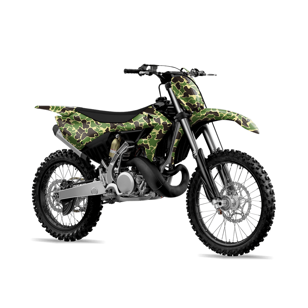 Old School Duck Jungle Dirt Bike Wraps