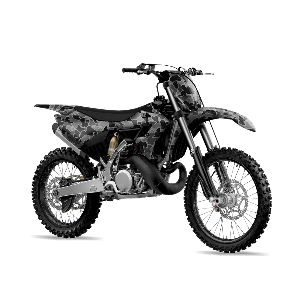 Old School Duck Midnight Dirt Bike Wraps