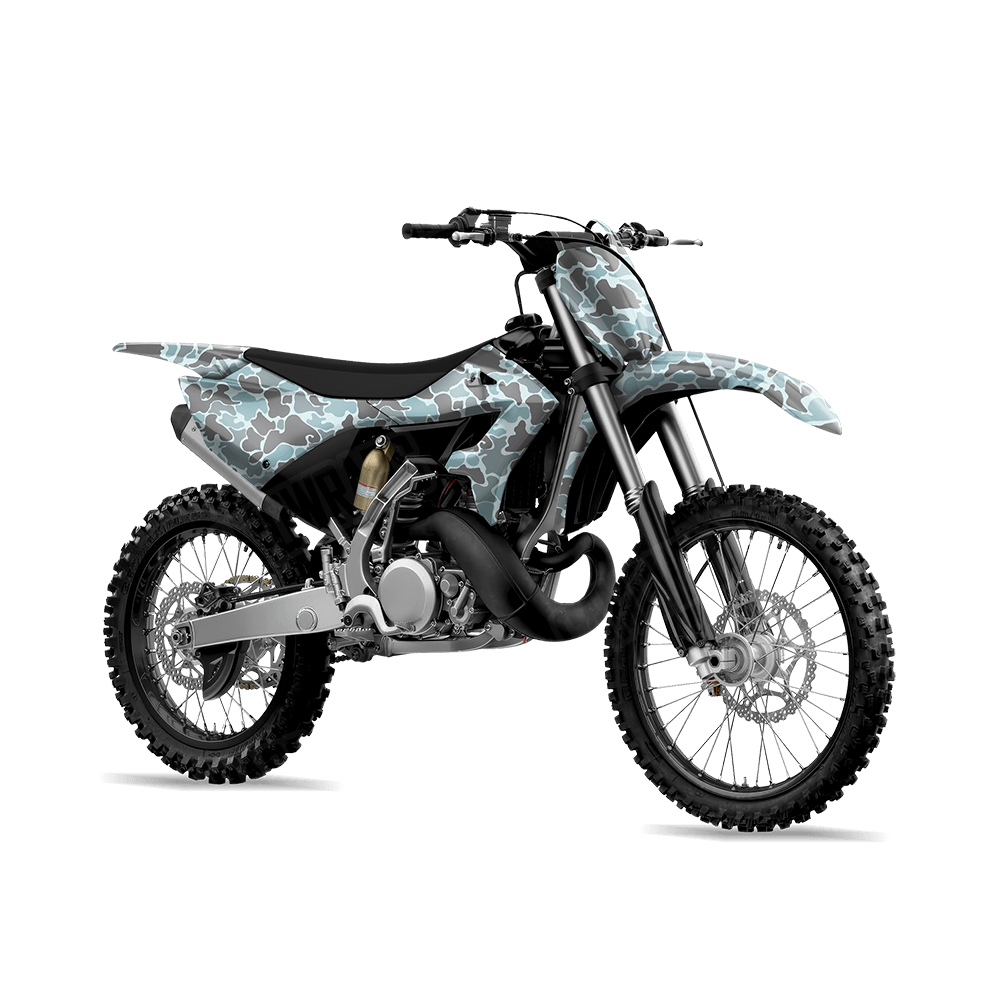 Old School Duck Overcast Dirt Bike Wraps