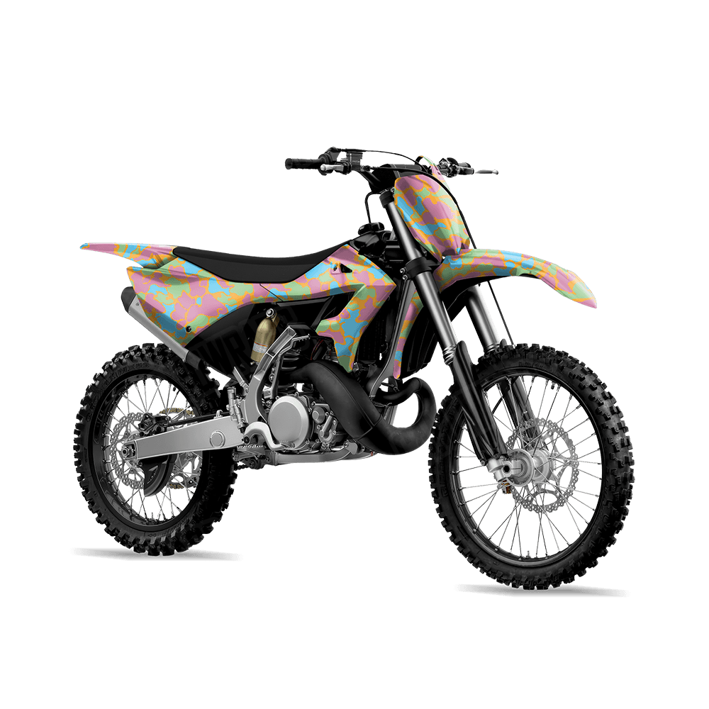 Old School Duck Sherbert Dirt Bike Wraps
