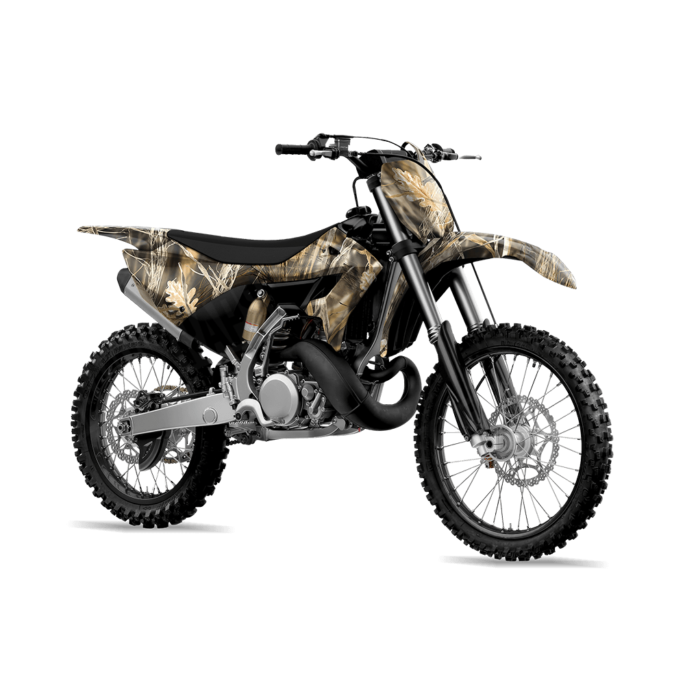 Nature Dry Grassland Camo Dirt Bike Vinyl Wrap