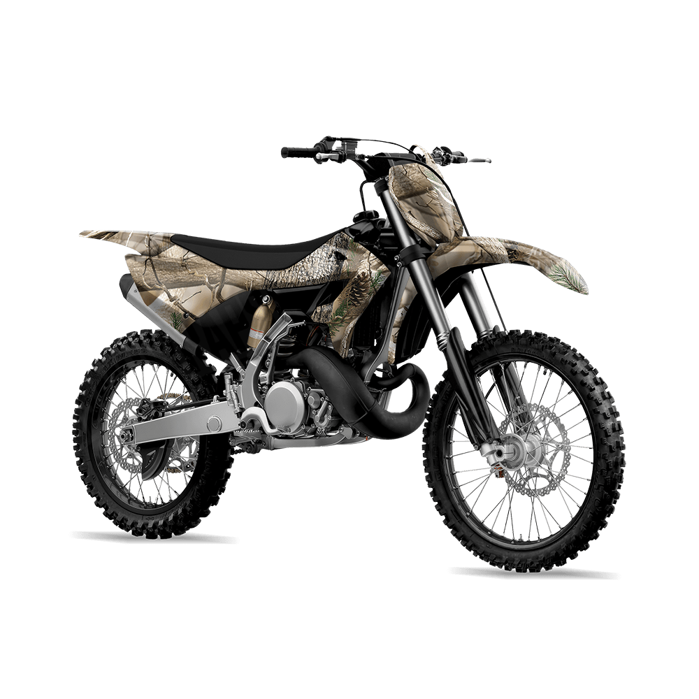 Nature Lifeless Woods Camo Dirt Bike Vinyl Wrap