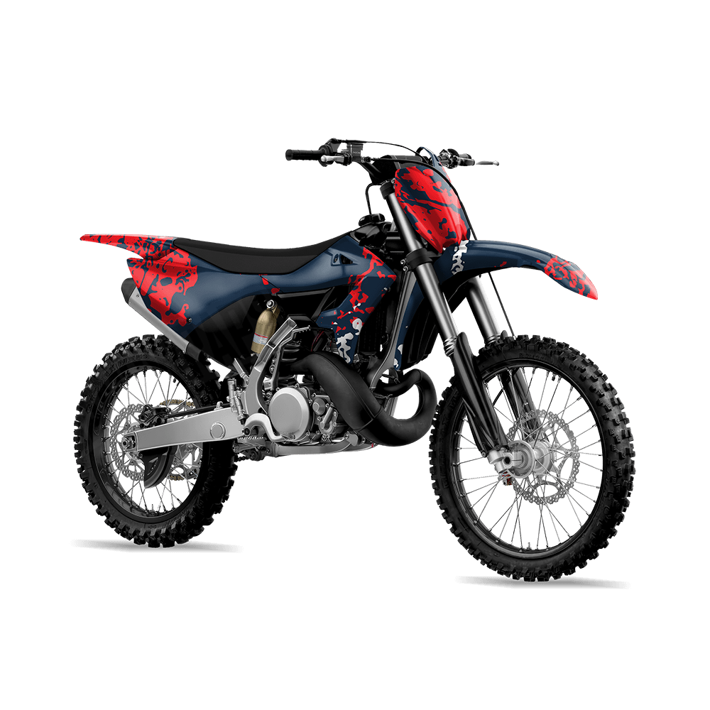 Pasted America Camo Dirt Bike Vinyl Wrap
