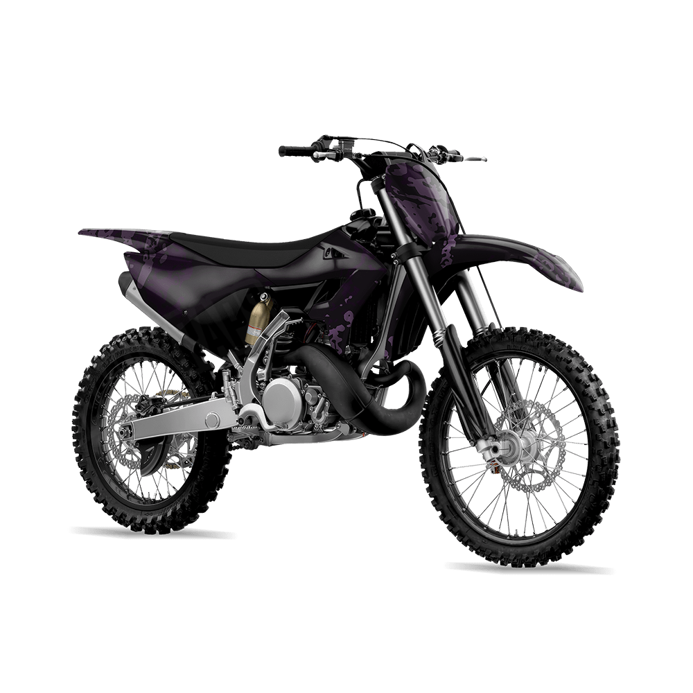 Pasted Darkwing Camo Dirt Bike Vinyl Wrap