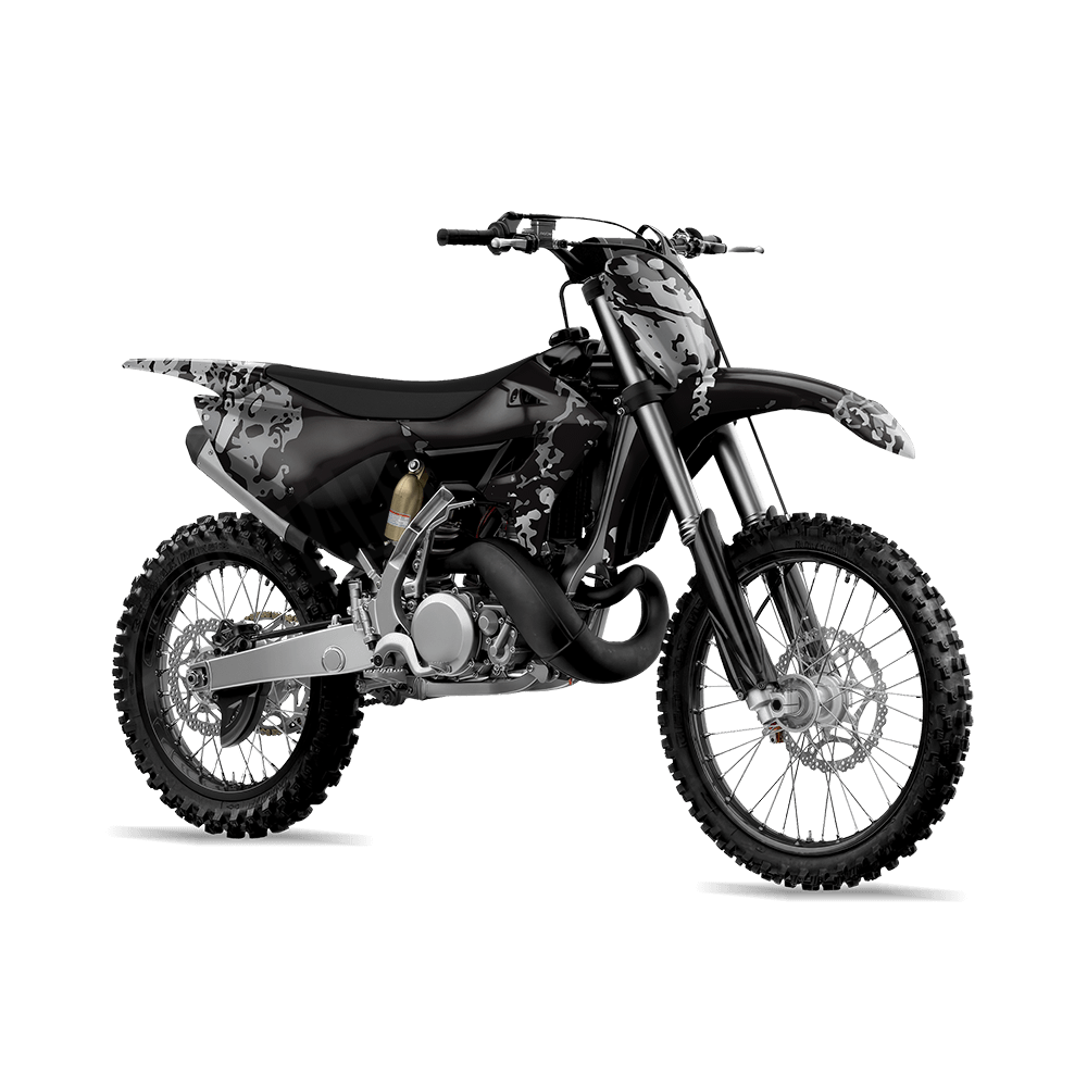 Pasted Urban Night Camo Dirt Bike Vinyl Wrap