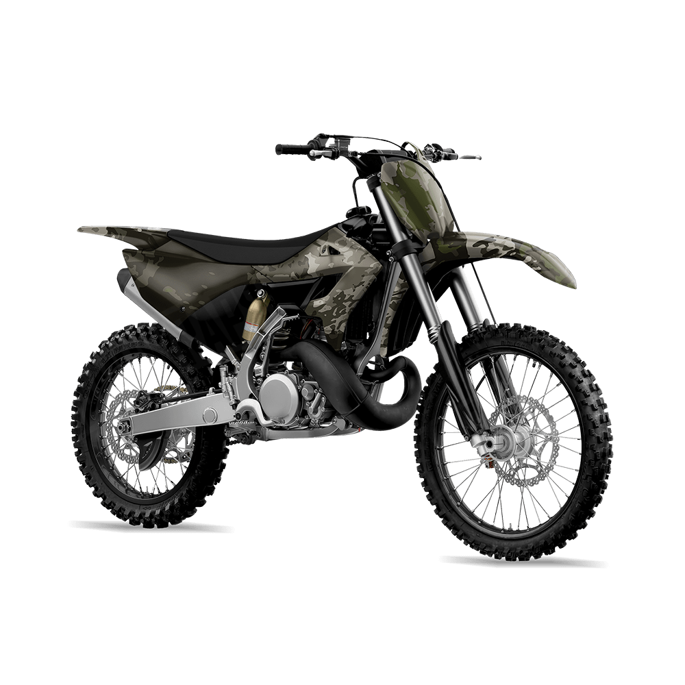RELV X3 Tunnel Rat Camo Dirt Bike Vinyl Wrap