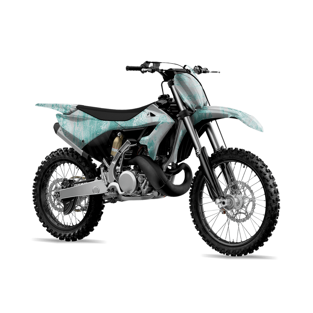Realtree Aspect Ice Water Camo Dirt Bike Vinyl Wrap