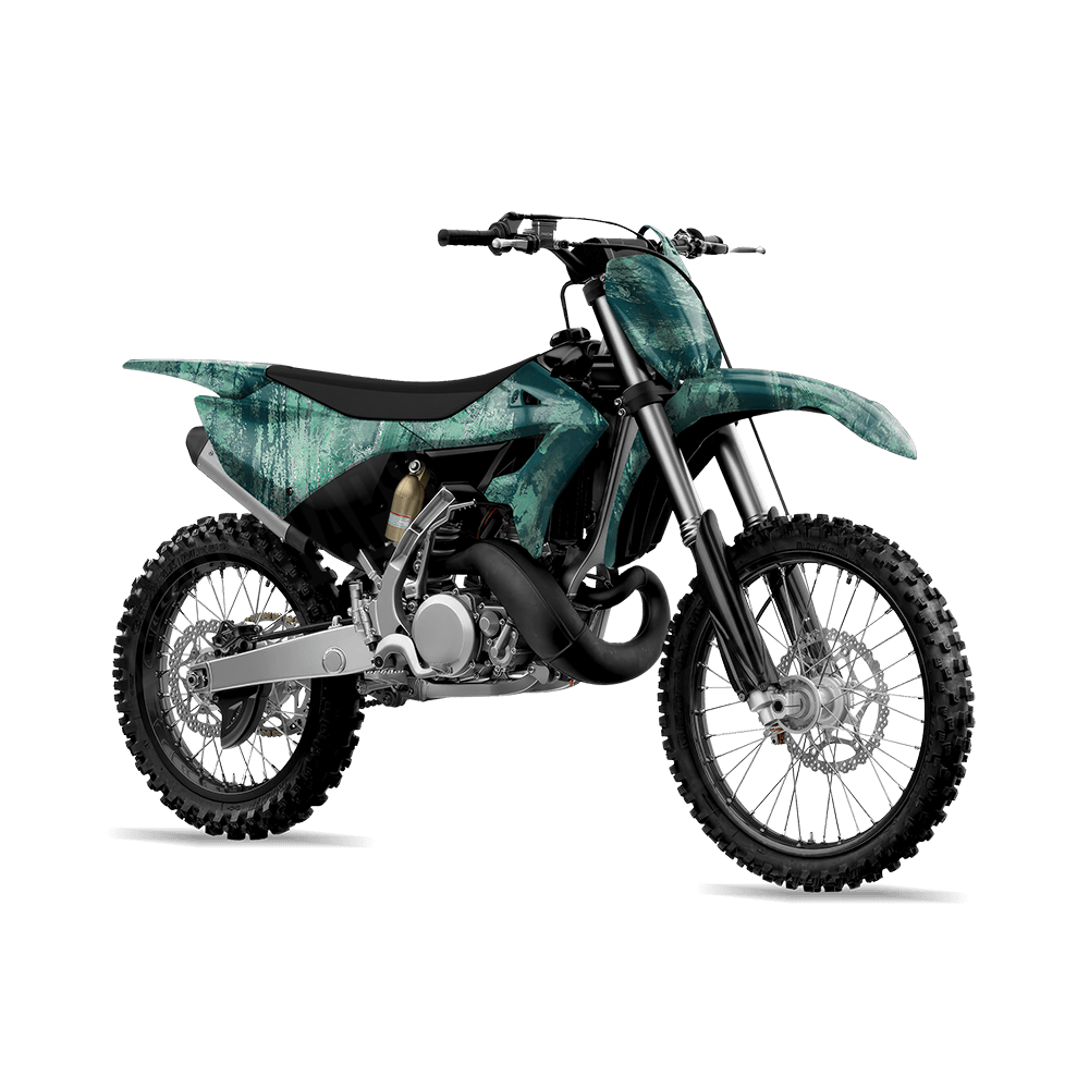 Realtree Aspect Sea Foam Camo Dirt Bike Vinyl Wrap
